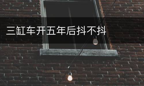 三缸车开五年后抖不抖