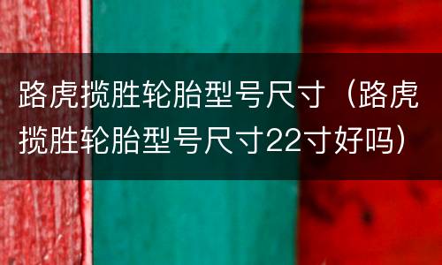 路虎揽胜轮胎型号尺寸（路虎揽胜轮胎型号尺寸22寸好吗）