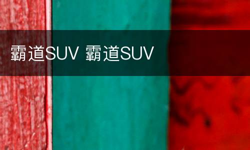 霸道SUV 霸道SUV