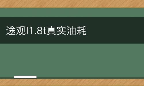 途观l1.8t真实油耗