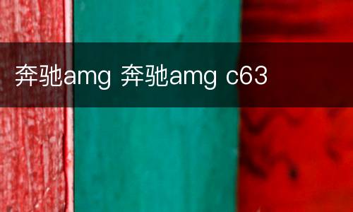奔驰amg 奔驰amg c63