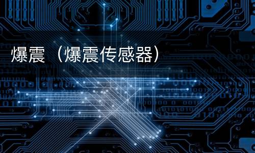 爆震（爆震传感器）