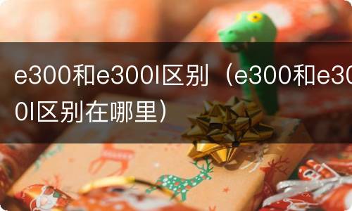 e300和e300l区别（e300和e300l区别在哪里）