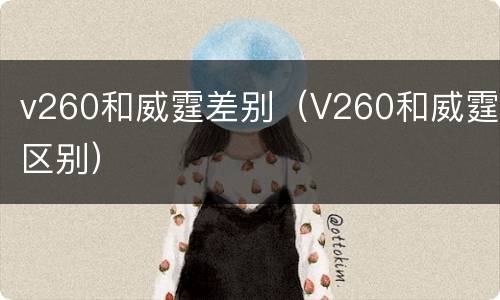 v260和威霆差别（V260和威霆区别）