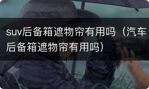 suv后备箱遮物帘有用吗（汽车后备箱遮物帘有用吗）