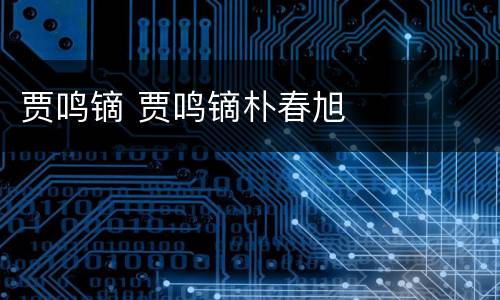 贾鸣镝 贾鸣镝朴春旭