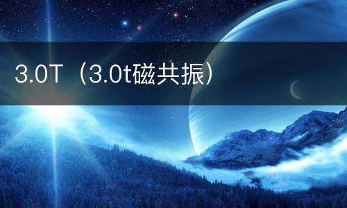 3.0T（3.0t磁共振）