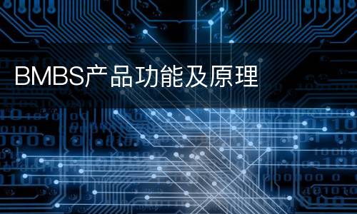 BMBS产品功能及原理