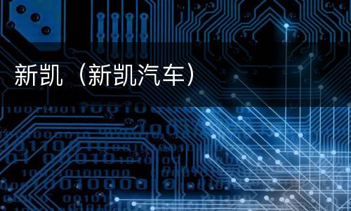 新凯（新凯汽车）