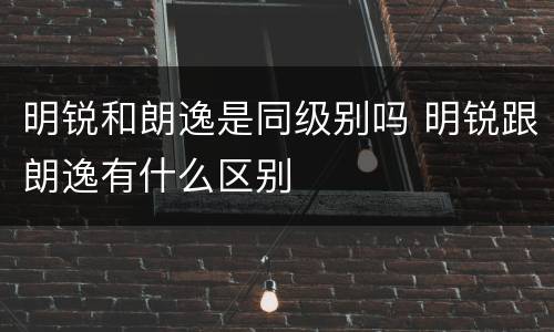 明锐和朗逸是同级别吗 明锐跟朗逸有什么区别