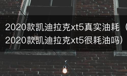 2020款凯迪拉克xt5真实油耗（2020款凯迪拉克xt5很耗油吗）