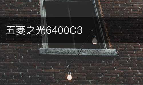 五菱之光6400C3