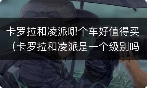 卡罗拉和凌派哪个车好值得买（卡罗拉和凌派是一个级别吗）
