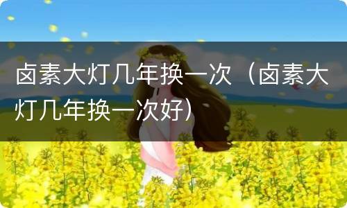 卤素大灯几年换一次（卤素大灯几年换一次好）