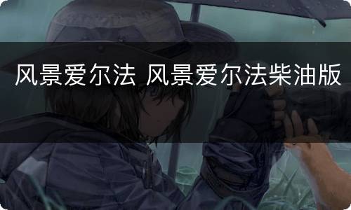 风景爱尔法 风景爱尔法柴油版
