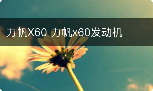 力帆X60 力帆x60发动机