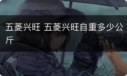 五菱兴旺 五菱兴旺自重多少公斤