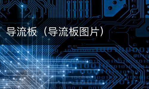 导流板（导流板图片）