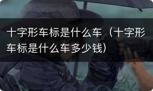 十字形车标是什么车（十字形车标是什么车多少钱）