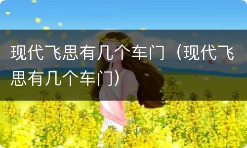 现代飞思有几个车门（现代飞思有几个车门）