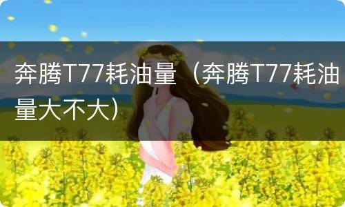 奔腾T77耗油量（奔腾T77耗油量大不大）