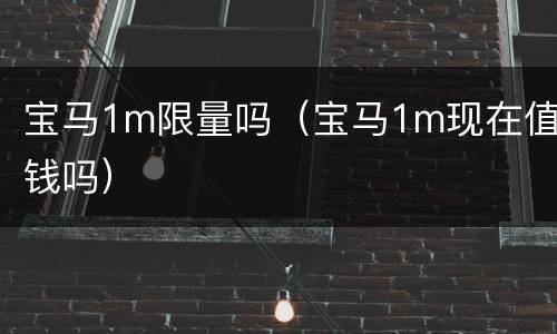 宝马1m限量吗（宝马1m现在值钱吗）