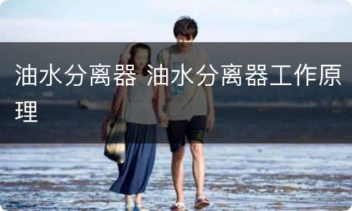 油水分离器 油水分离器工作原理