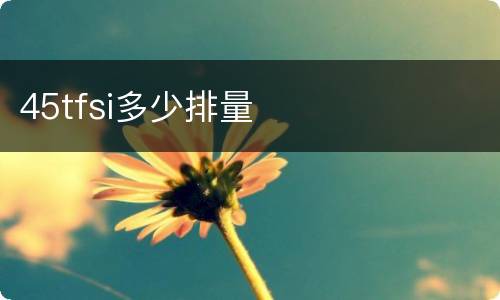 45tfsi多少排量