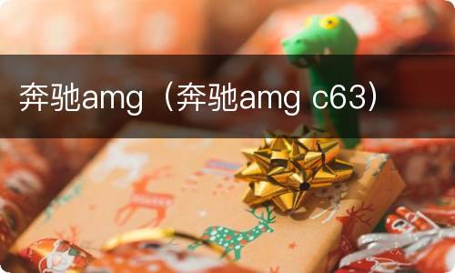 奔驰amg（奔驰amg c63）