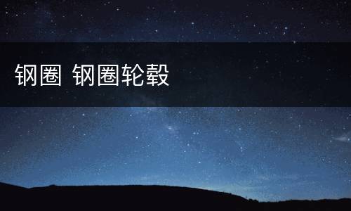 钢圈 钢圈轮毂