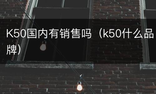 K50国内有销售吗（k50什么品牌）