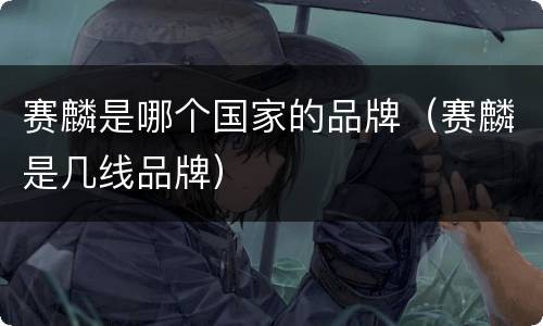 赛麟是哪个国家的品牌（赛麟是几线品牌）