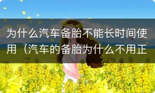 为什么汽车备胎不能长时间使用（汽车的备胎为什么不用正常轮胎）