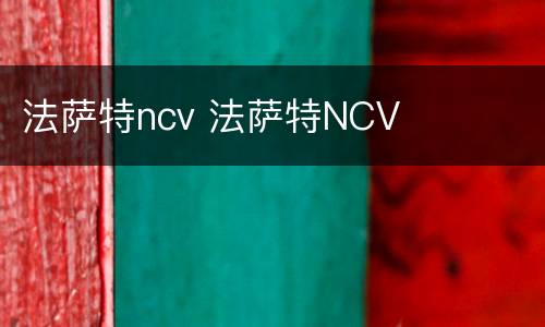 法萨特ncv 法萨特NCV