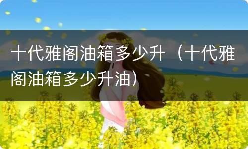 十代雅阁油箱多少升（十代雅阁油箱多少升油）