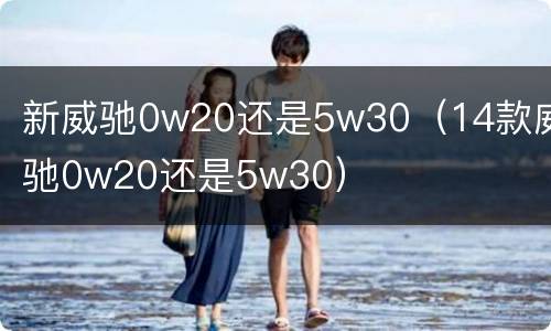 新威驰0w20还是5w30（14款威驰0w20还是5w30）