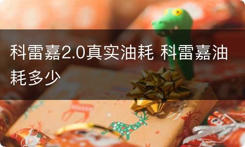 科雷嘉2.0真实油耗 科雷嘉油耗多少