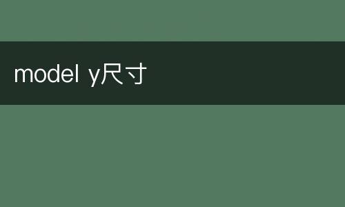 model y尺寸