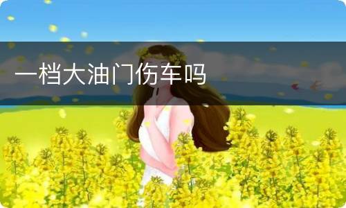 一档大油门伤车吗