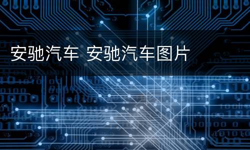 安驰汽车 安驰汽车图片