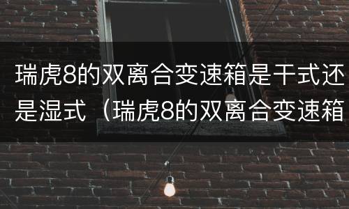 瑞虎8的双离合变速箱是干式还是湿式（瑞虎8的双离合变速箱是干式还是湿式的）