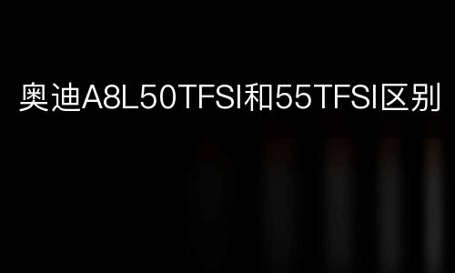 奥迪A8L50TFSI和55TFSI区别
