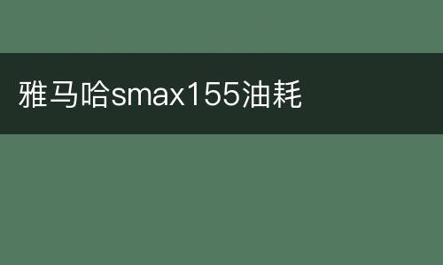 雅马哈smax155油耗