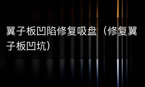 翼子板凹陷修复吸盘（修复翼子板凹坑）