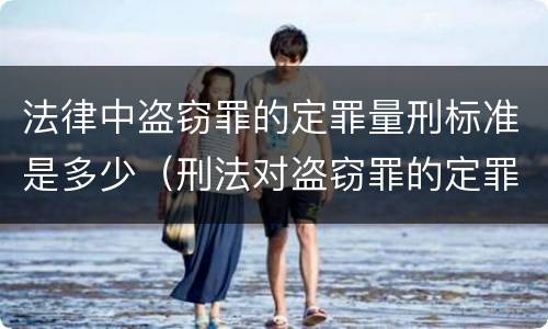 法律中盗窃罪的定罪量刑标准是多少（刑法对盗窃罪的定罪标准）