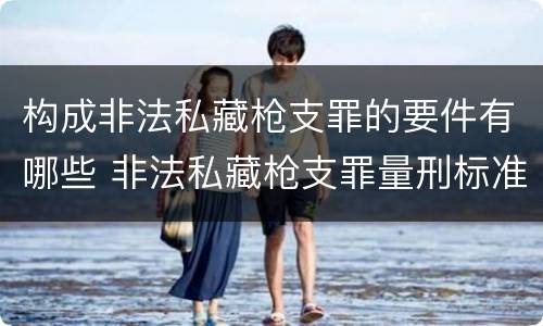 构成非法私藏枪支罪的要件有哪些 非法私藏枪支罪量刑标准