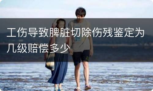 工伤导致脾脏切除伤残鉴定为几级赔偿多少