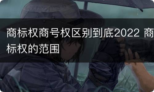 商标权商号权区别到底2022 商标权的范围