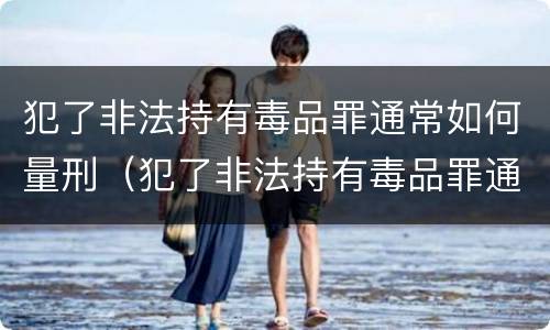 犯了非法持有毒品罪通常如何量刑（犯了非法持有毒品罪通常如何量刑呢）