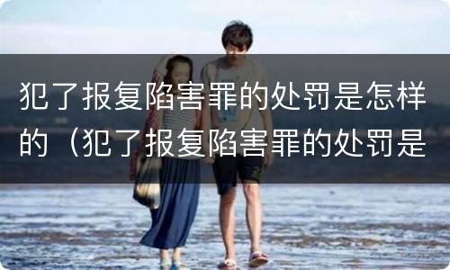 犯了报复陷害罪的处罚是怎样的（犯了报复陷害罪的处罚是怎样的呢）